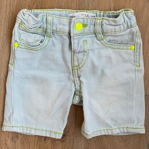 Zara light denim shorts